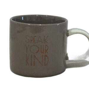 Starbucks “Speak Your Kind” 12 oz. Ceramic Coffee Mug. 2017 Never Used.